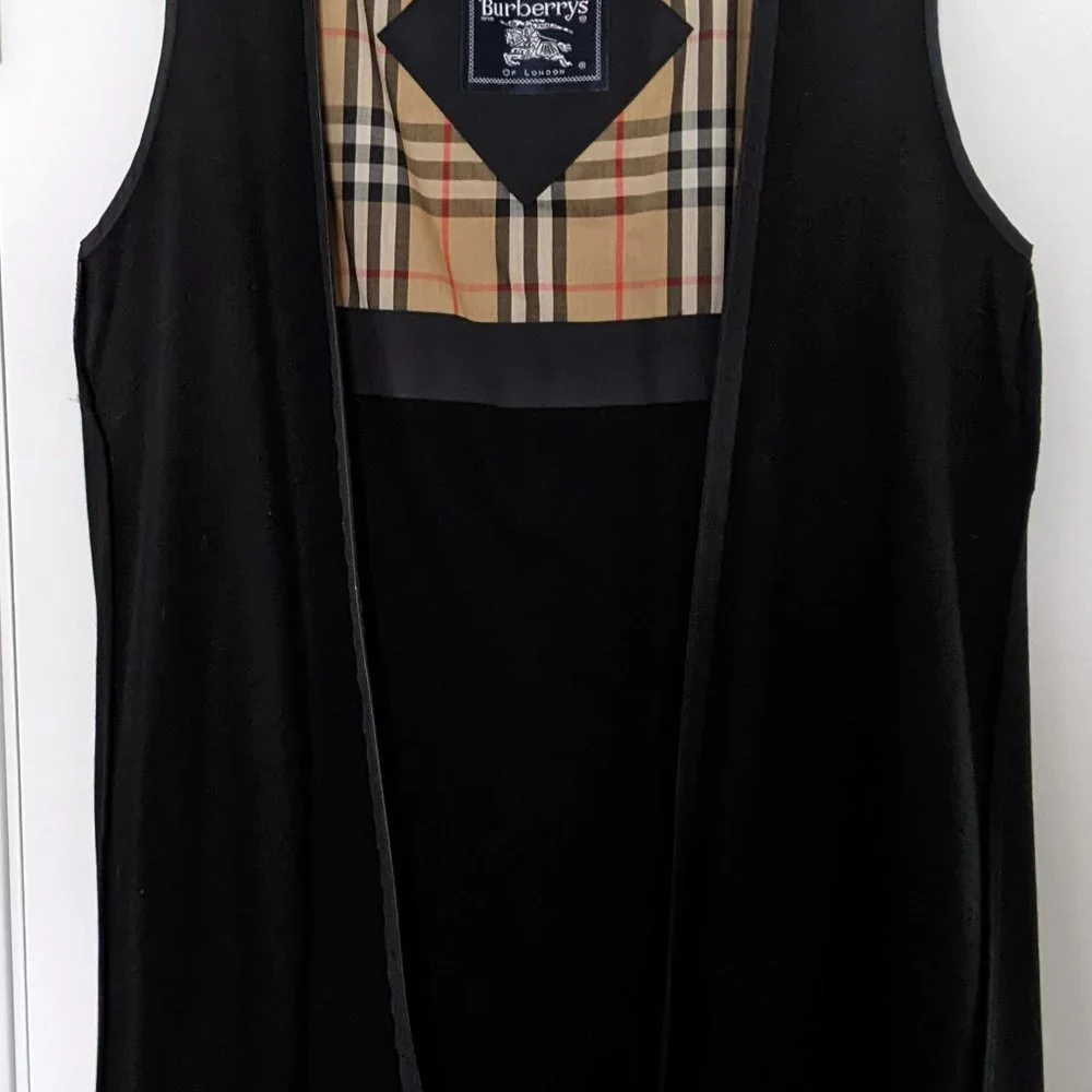 Ladies Burberry Air Force Blue Trench Coat - Picture 10 of 10